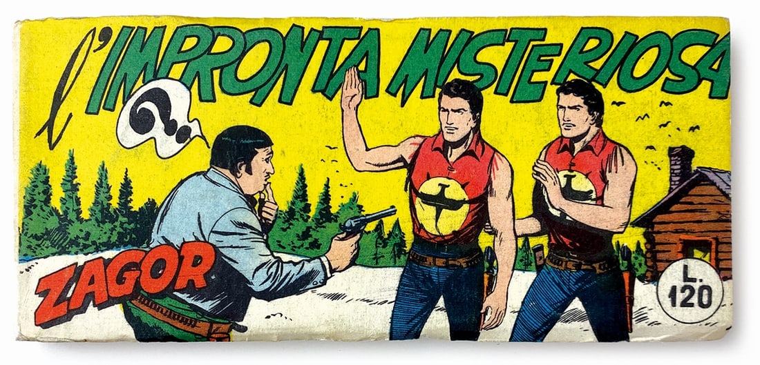 Zagor l'Impronta Misteriosa: Raccoltina n. 11. Suppl. alla Collana Lampo. Brossura cm 7,5x15,5. Nuovissima, edicola. Un cruciverba giocato. ENG