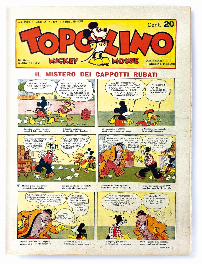 Topolino Giornale n. 119: Nuovo. Intonso. ENG