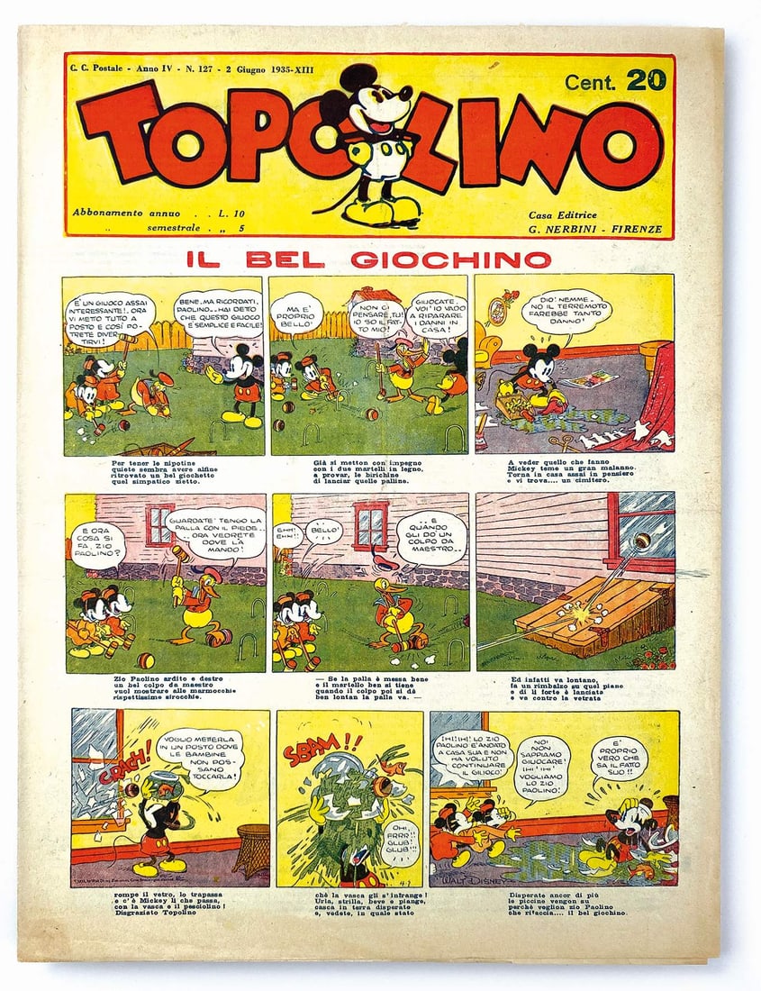 Topolino Giornale n. 127: Nuovissimo. ENG