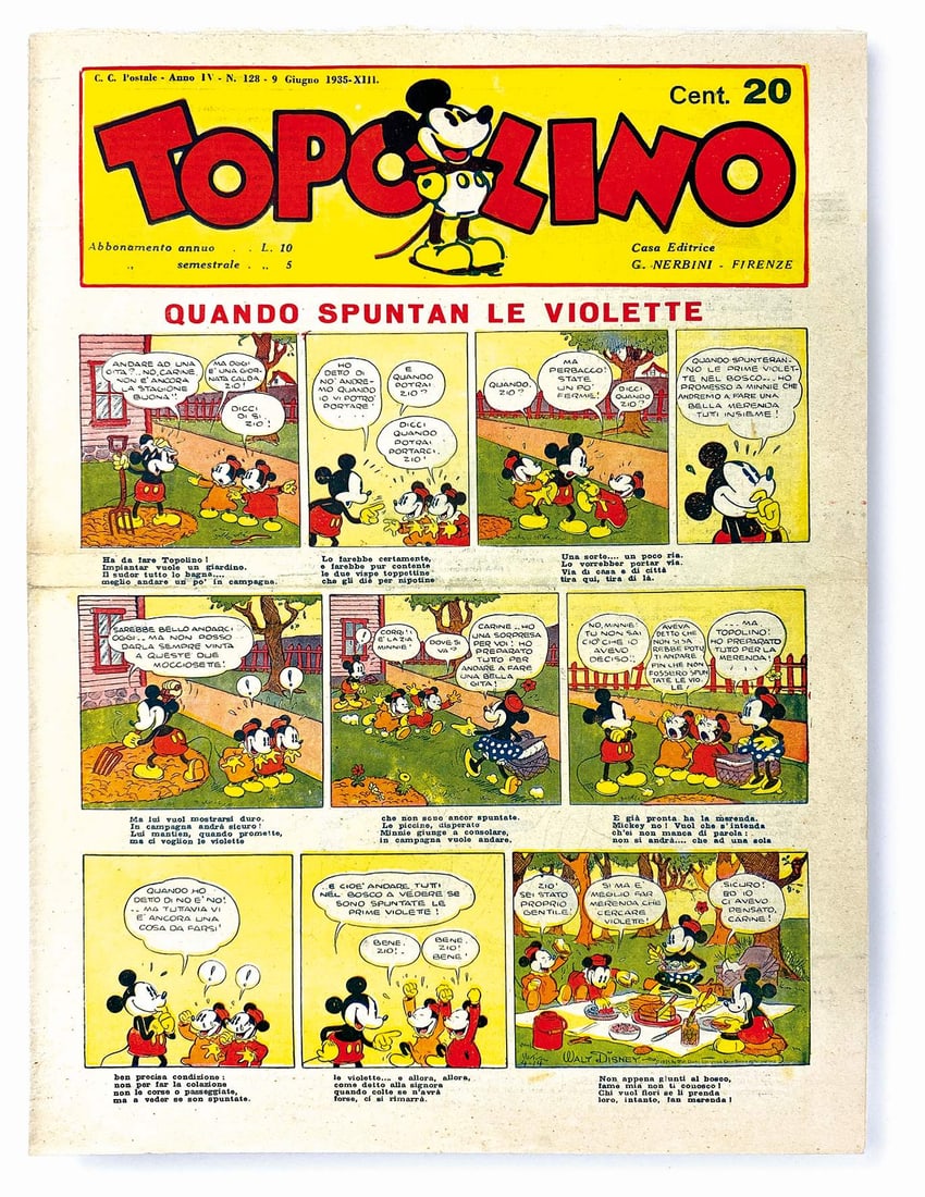 Topolino Giornale n. 128: Nuovissimo. ENG