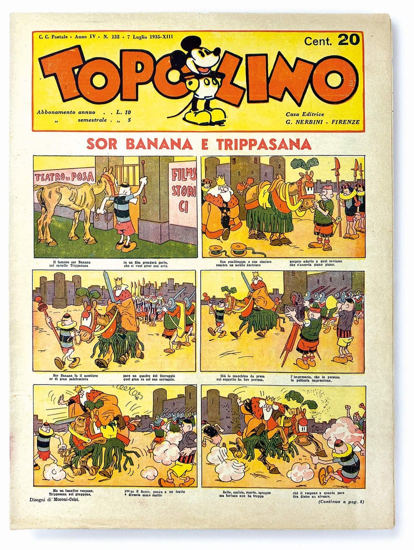 Topolino Giornale n. 132: Nuovo. ENG
