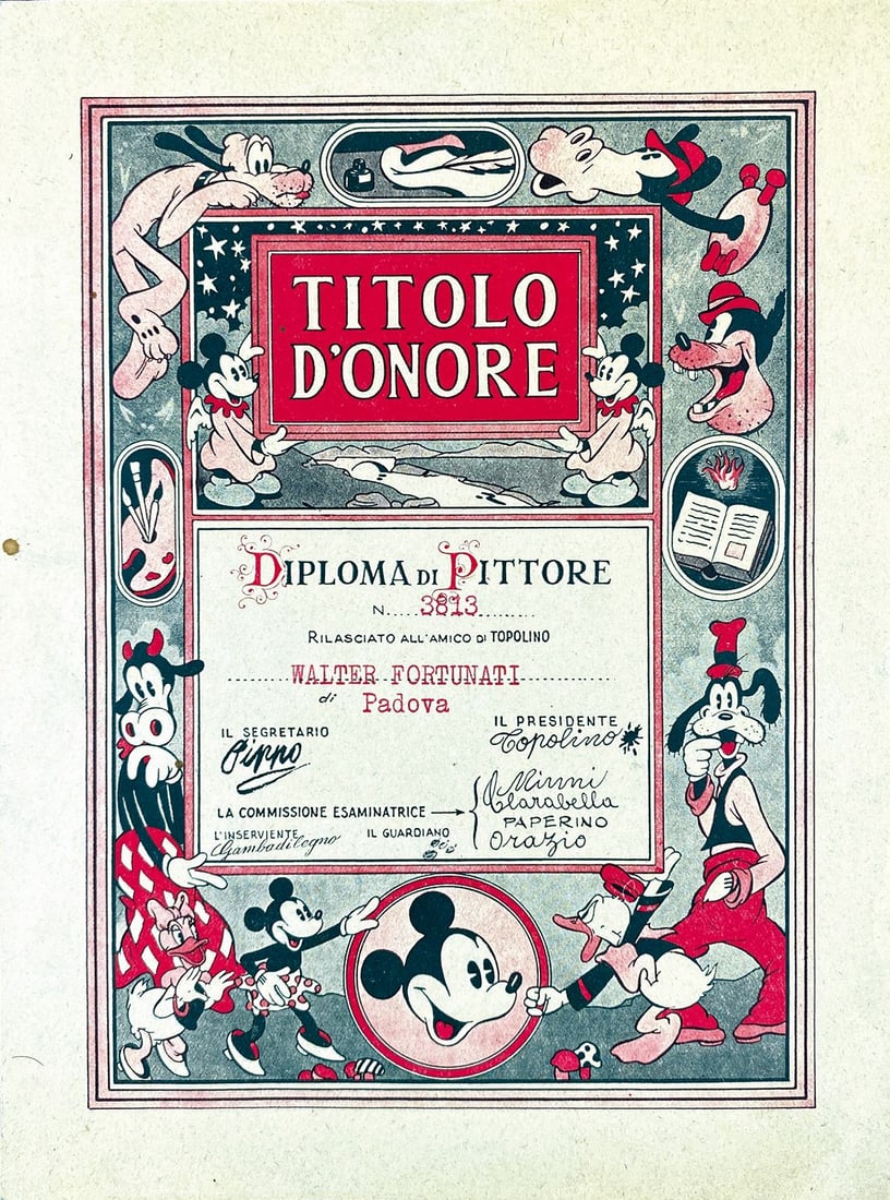 Titolo d'Onore Diploma di Pittore (1 of 1)