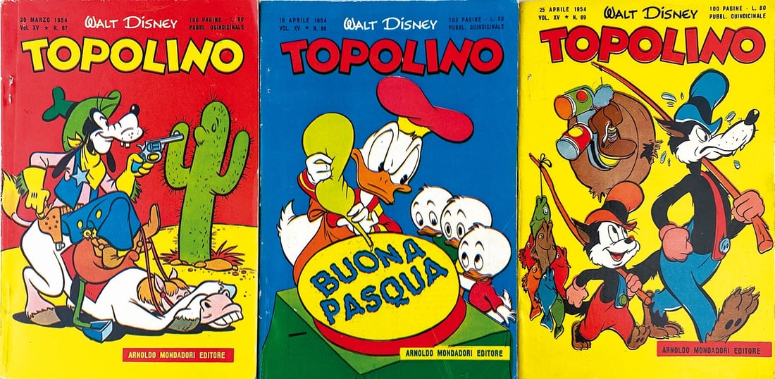 Topolino Libretto nn. 87; 88; 89 (1 of 1)