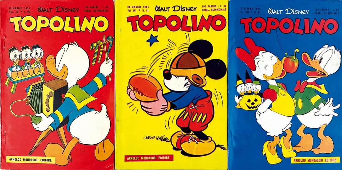 Topolino Libretto nn. 90; 91; 92 (1 of 1)