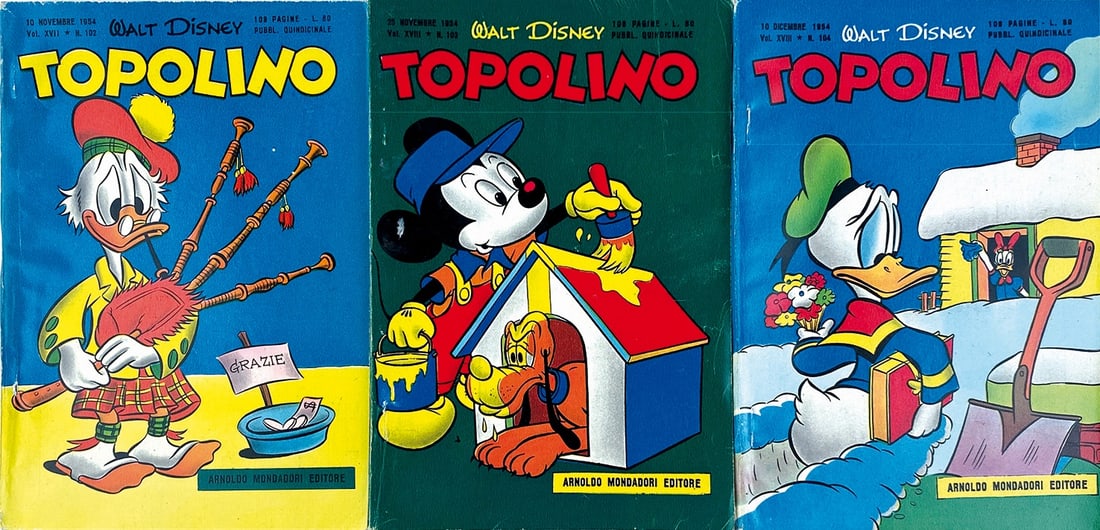 Topolino Libretto nn. 102; 103; 104 (1 of 1)