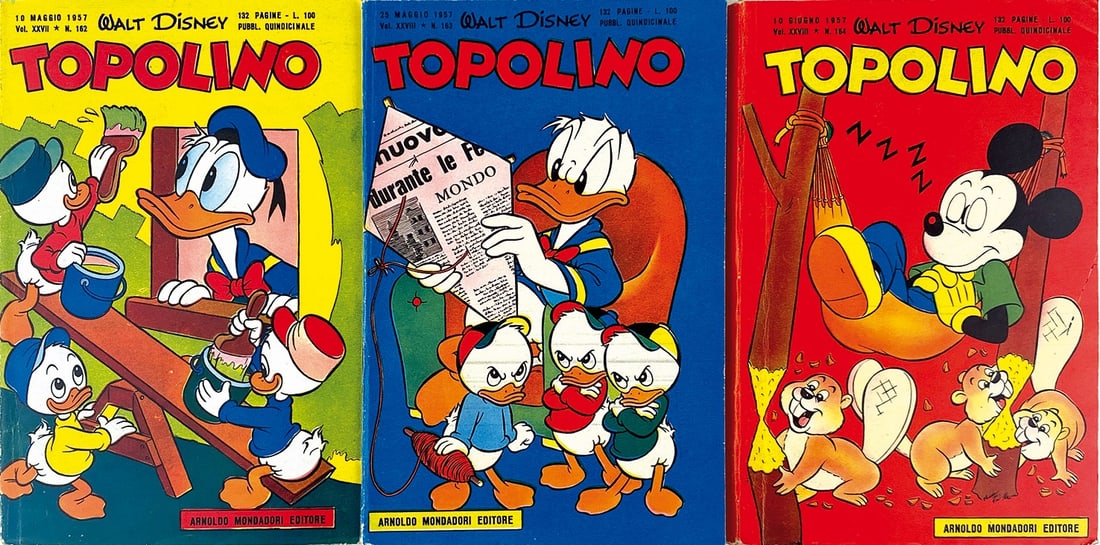 Topolino Libretto nn. 162; 163; 164 (1 of 1)