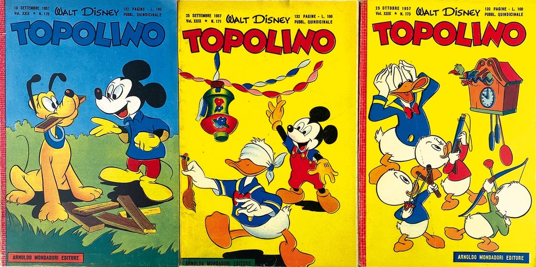 Topolino Libretto da n. 169 a 173 (1 of 1)