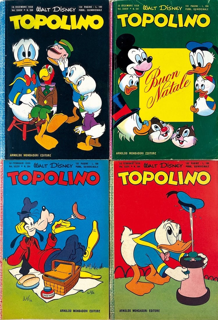 Topolino Libretto da n. 200 a 205 (1 of 1)