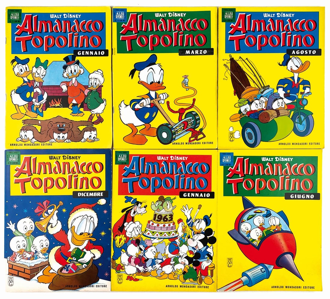 Almanacco di Topolino 1962 completa; 1963 (1 of 1)