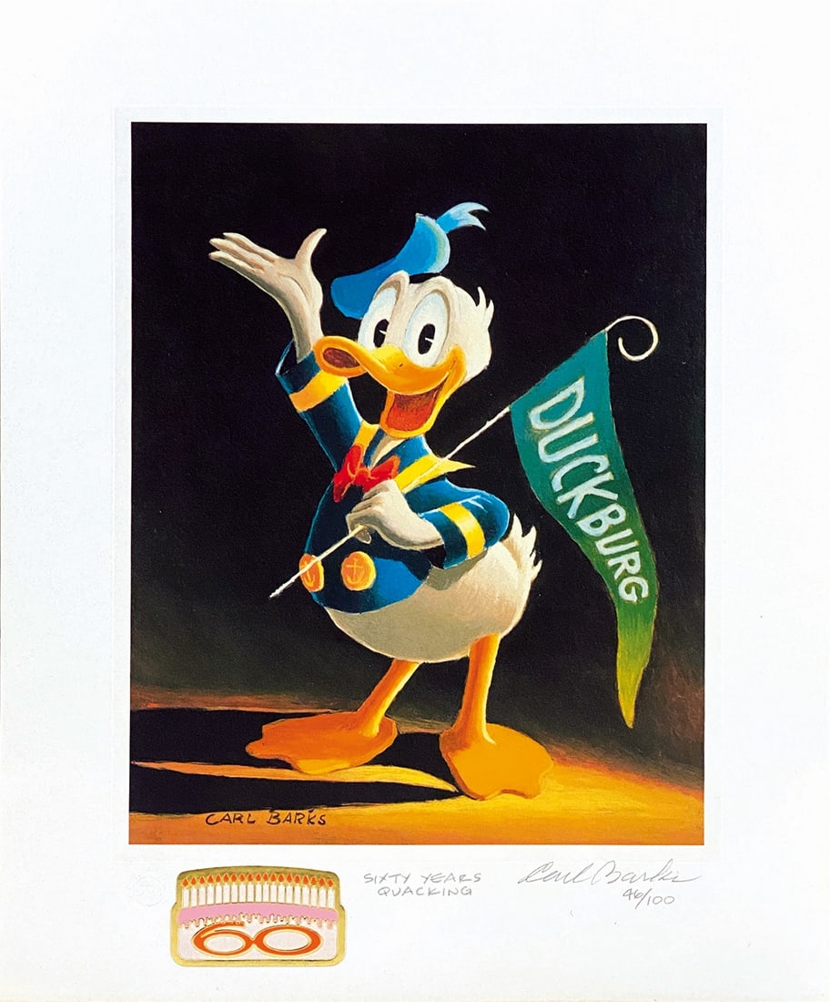 CARL BARKS - Duckburg: 60 Years Quacking (1 of 1)