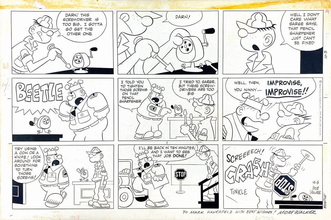 MORT WALKER - Beetle Bailey (1 of 1)