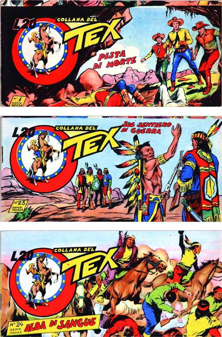 Collana del Tex a striscia Serie Rossa (1 of 1)