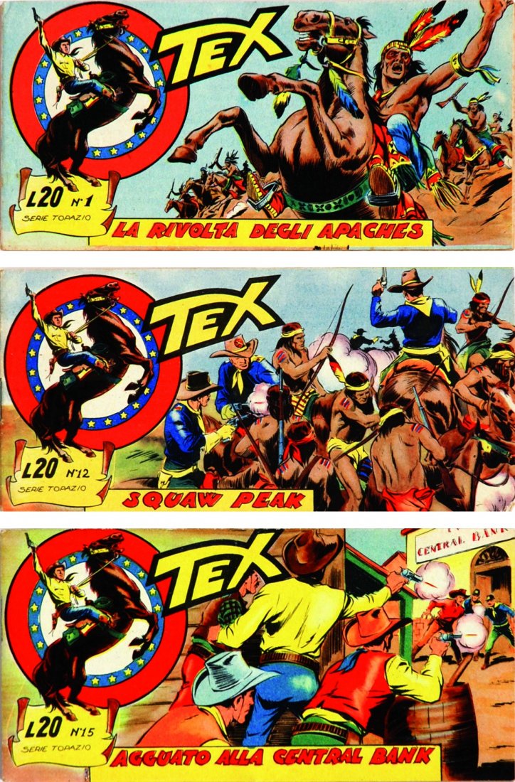 Collana del Tex a striscia Serie Topazio (1 of 1)