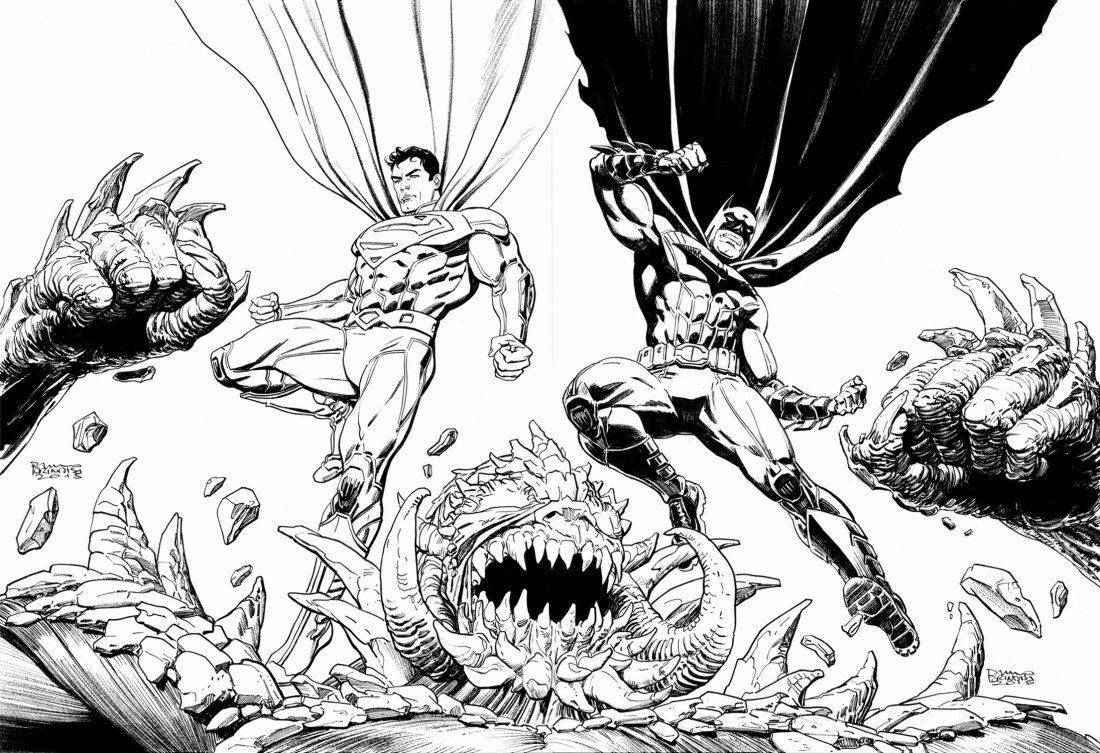 Bruno Brindisi Superman & Batman  RW editions cover (1 of 1)