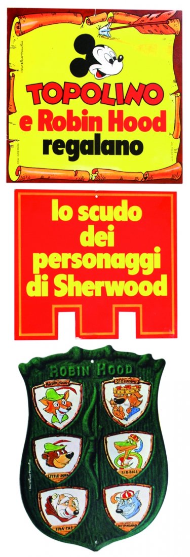 Topolino e Robin Hood regalano lo scudo dei personaggi (1 of 1)
