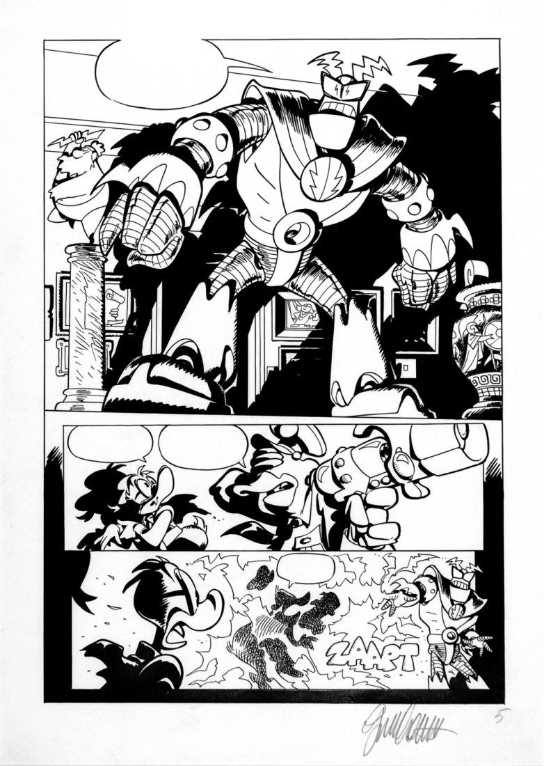 Giorgio Cavazzano A Real Hero - Omaggio a Will Eisner (1 of 1)