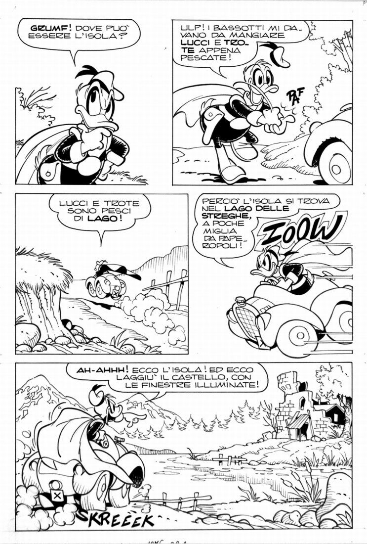 Massimo De Vita Paperinik e la Banda dei Dodici: ENG Massimo De Vita Paperinik e la Banda dei Dodici Original art for the Guido Martina Story published in Topolino 1276, May 1980. Pencil and ink on thin cardboard. Excellent conditions. IT Massimo D