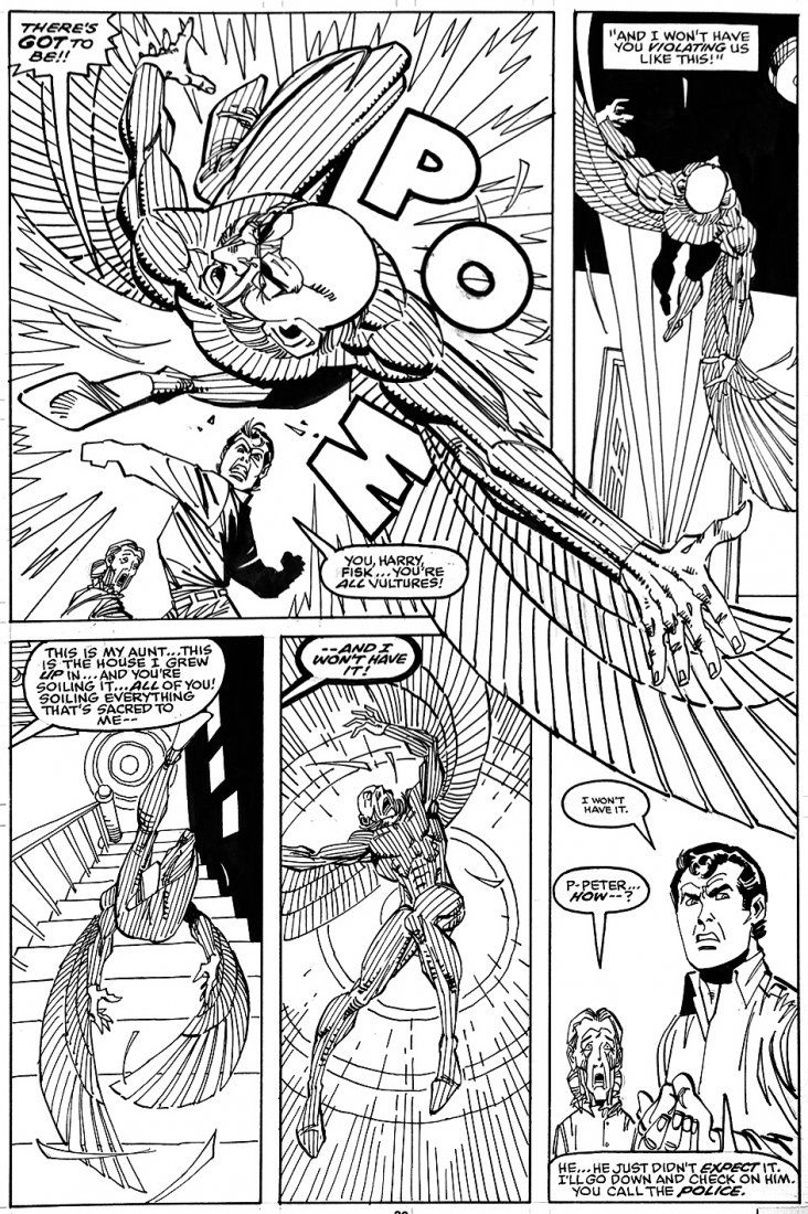 Sal Buscema - Spectacular Spiderman 187 pg 16 (1 of 1)