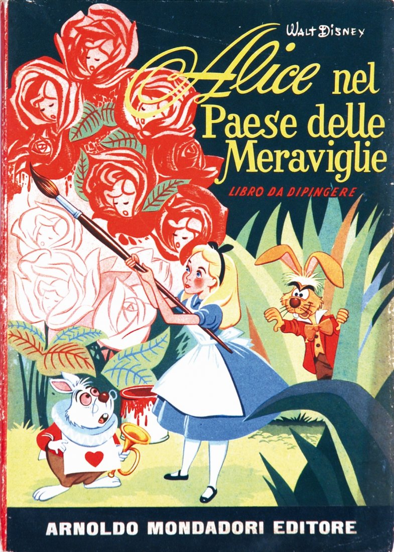 Alice nel Paese delle Meraviglie libro da dipingere (1 of 1)