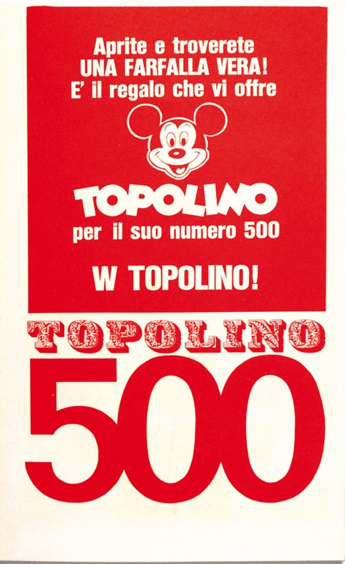 Topolino 500 inserto originale (1 of 1)