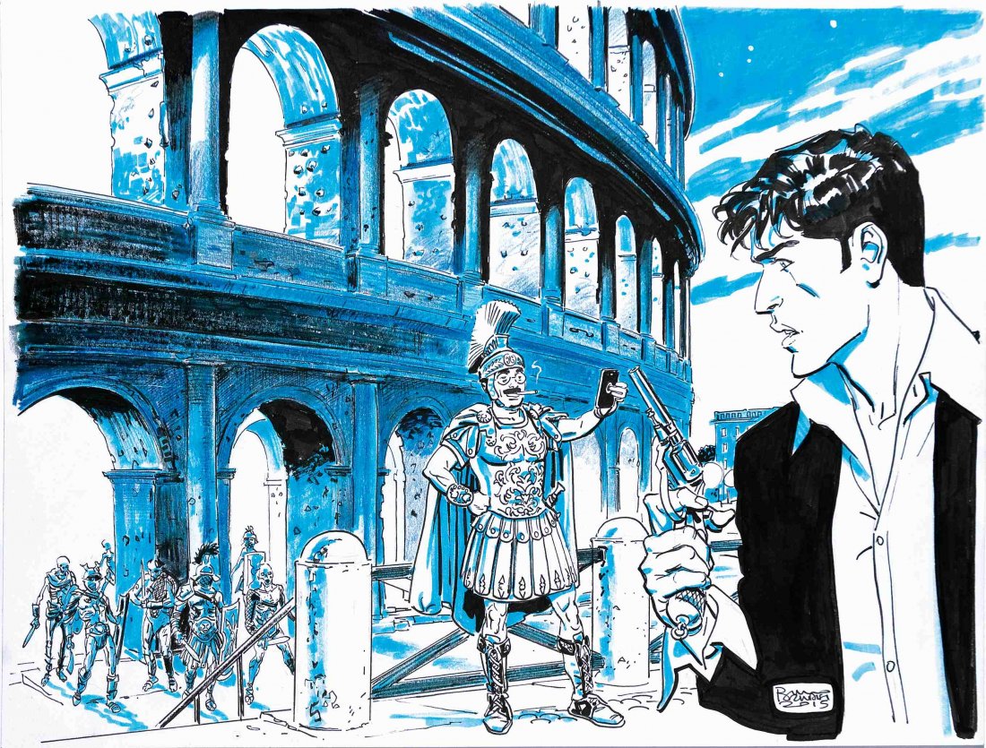 Bruno Brindisi Dylan Dog a Roma (1 of 1)