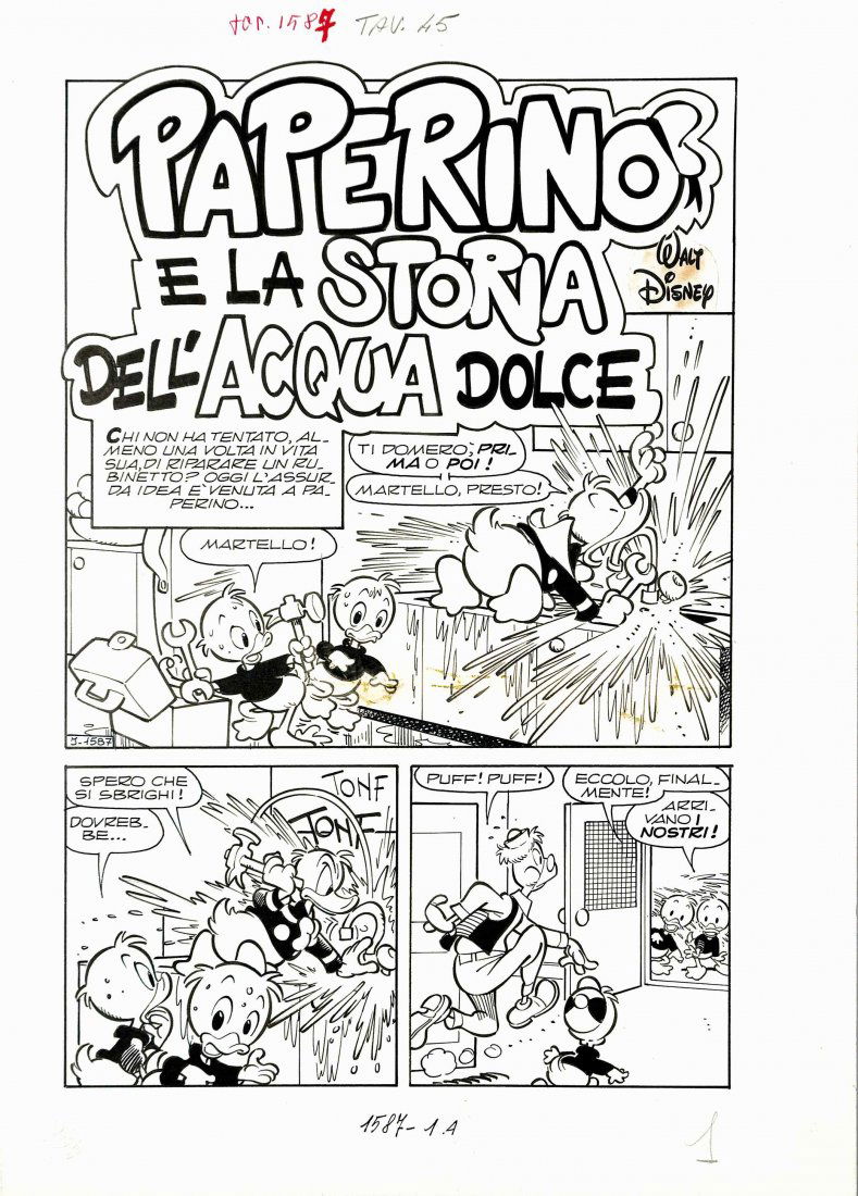 Giorgio Cavazzano  Paperino e la storia dell’acqua (1 of 1)