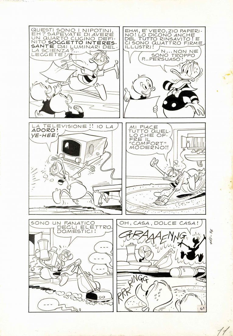 Romano Scarpa (Matite), Giorgio Cavazzano (Chine) (1 of 1)