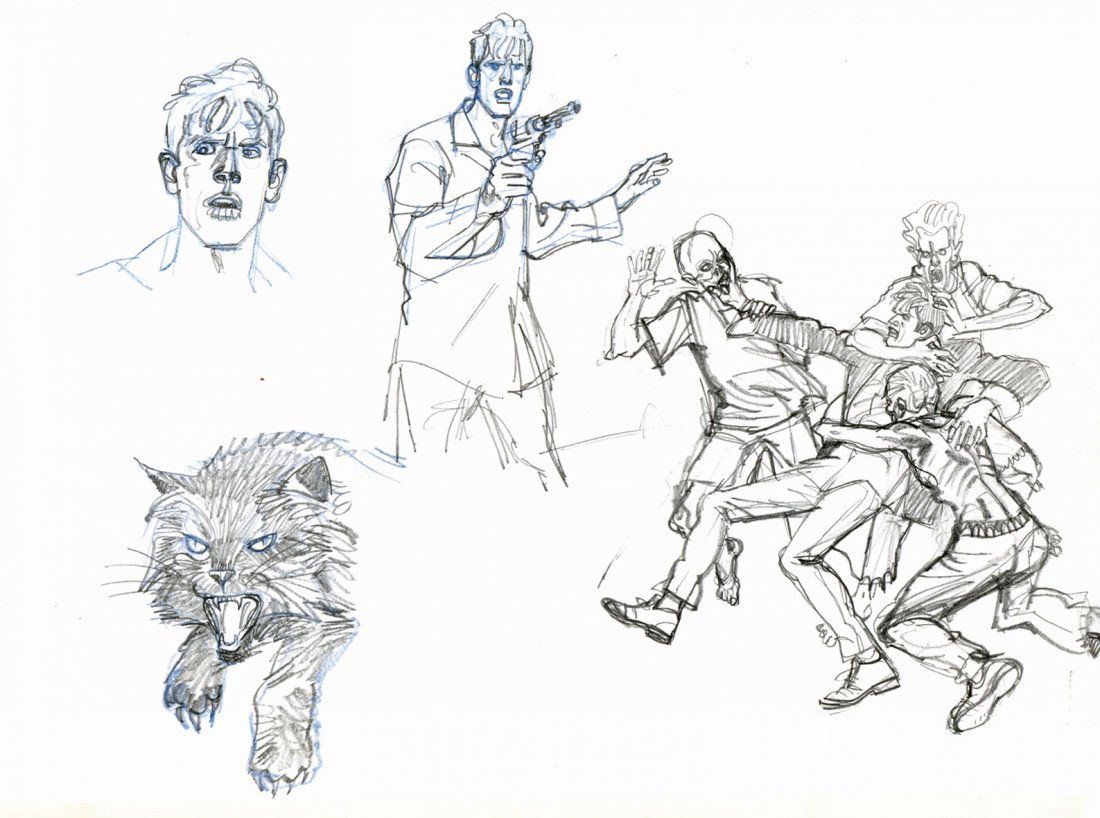 Angelo Stano Dylan Dog Studi di copertina (1 of 1)