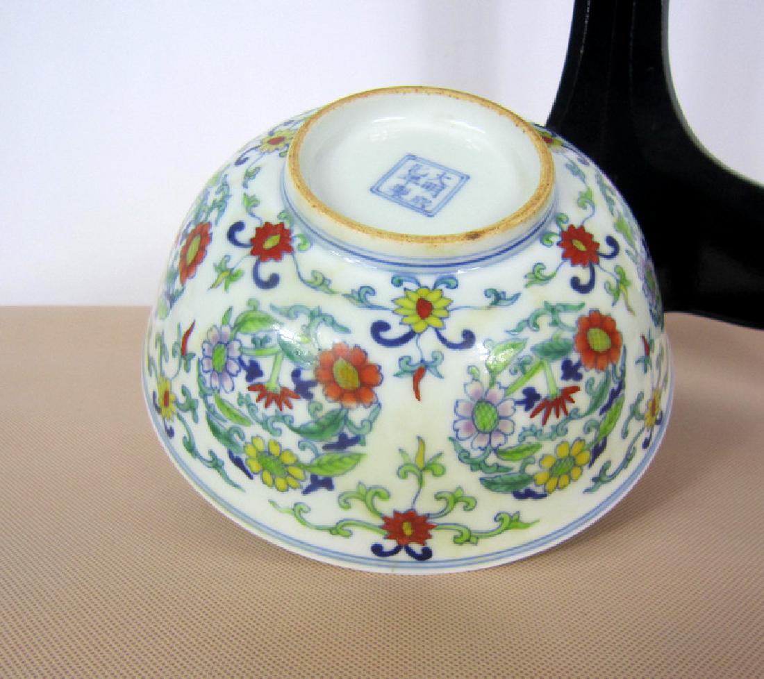 A Nice Ming Doucai Porcelain Bowl (1 of 9)