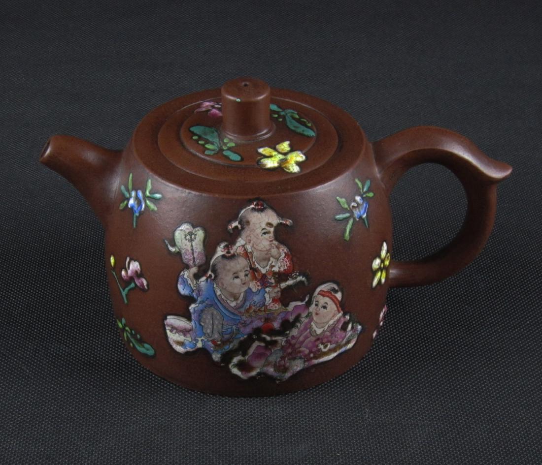 Nice Zisha Tea Pot With Mark (1 of 4)