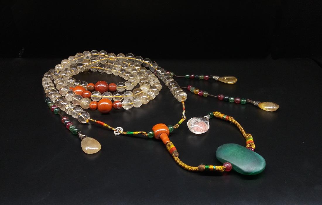 A Nice Hair Crystal Imperial Chaozhu Necklace (1 of 8)