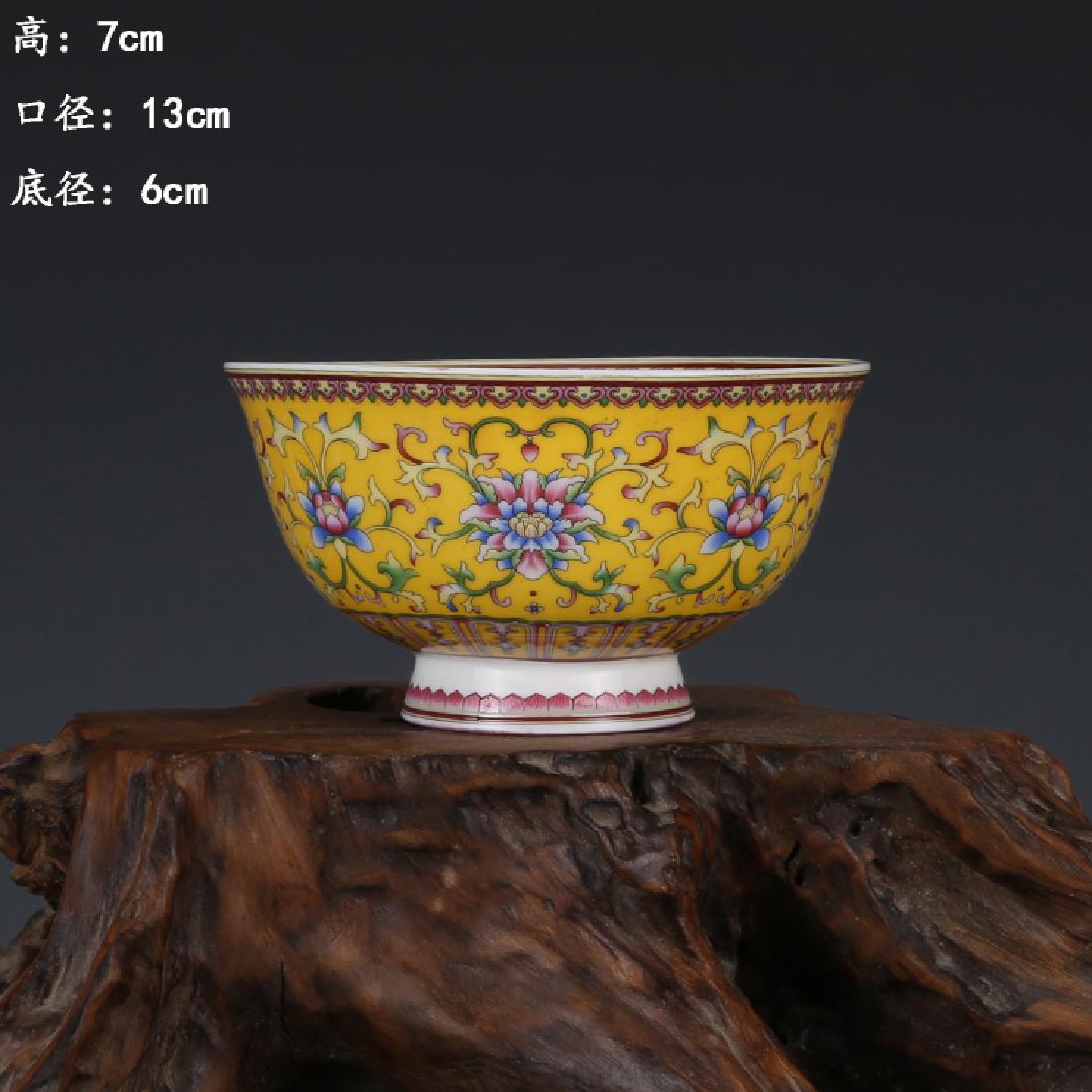 A Nice New Famille Rose Porcelain Bowl: New Made, with Qianlong mark on the bottom. Size is around 13x13x7cm.We have more stock,cheap,so if you want to order more email us please.catherine-dong@163.com