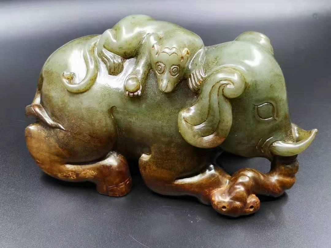One Big Nice Antique Jade Carving (1 of 12)