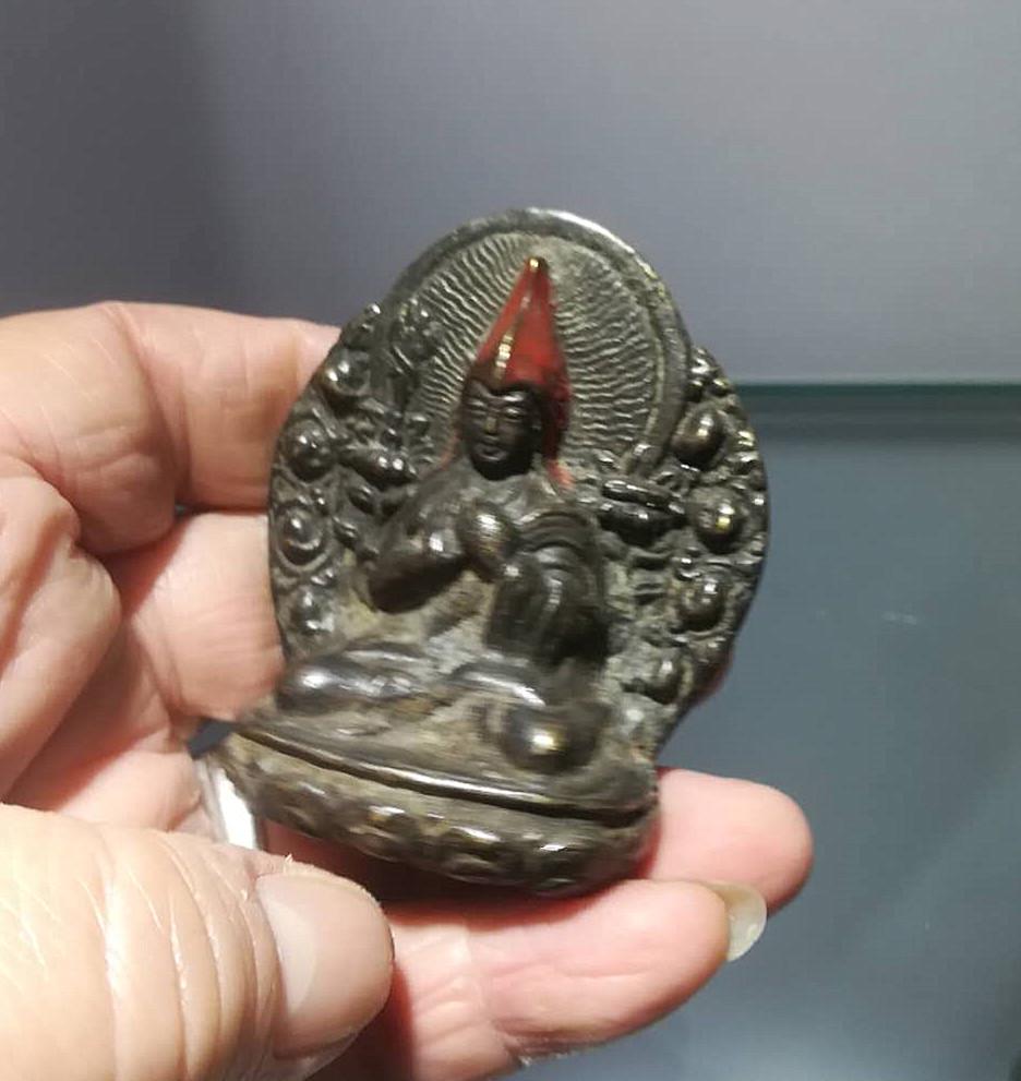 Tibetan Antique Tsongkhapa Copper Stadue (1 of 7)