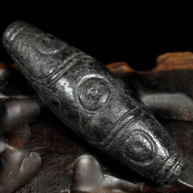 One Old Natural iron meteorite sky beads (1 of 9)