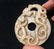 One Nice Antique Hetian White Jade Dragon Bi - 3