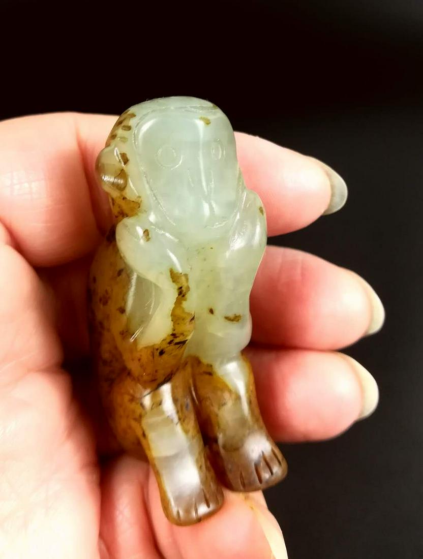 Special Offer--One Lovely Antique Jade Monkey (1 of 9)