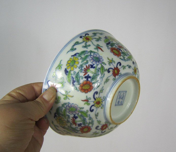 A Nice Ming Doucai Porcelain Bowl (1 of 9)