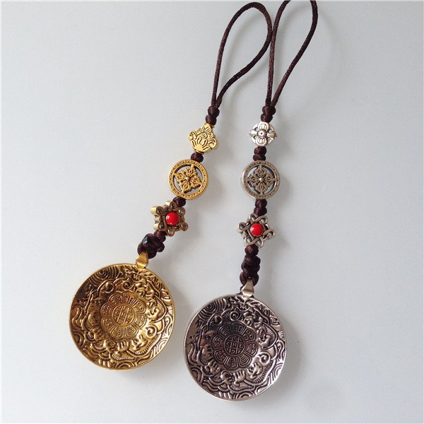 Two Nice Jiugong Bagua Pendants (1 of 3)