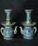 One Pair Nice Blue and White Porcelain Oil Lamps