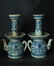 One Pair Nice Blue and White Porcelain Oil Lamps - 2
