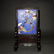 A Nice Red Wood Lapis Inlaid Gems Table Screen