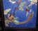 A Nice Red Wood Lapis Inlaid Gems Table Screen - 3