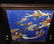 A Nice Red Wood Lapis Inlaid Gems Table Screen - 6