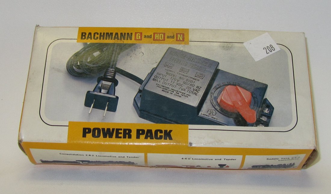 Bachmann Power Pack for G, HO and N Scale: Bachmann Power Pack for G, HO and N Scale
