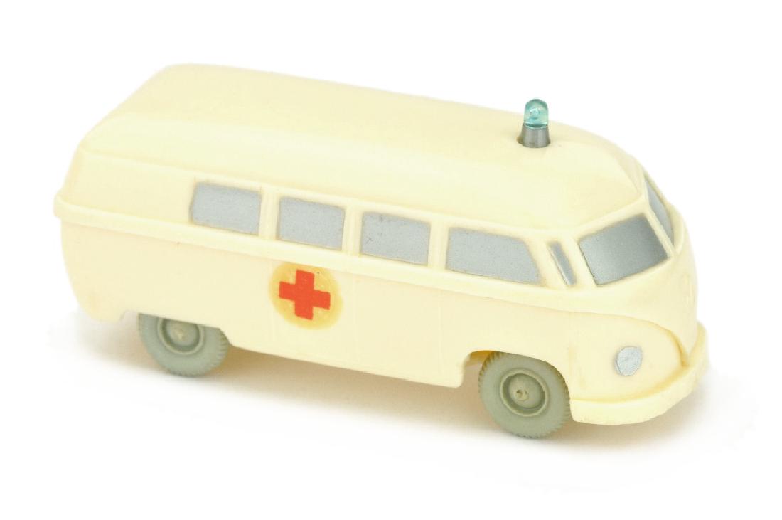Krankenwagen VW Bus, cremeweiss (gesilbert) (1 of 3)