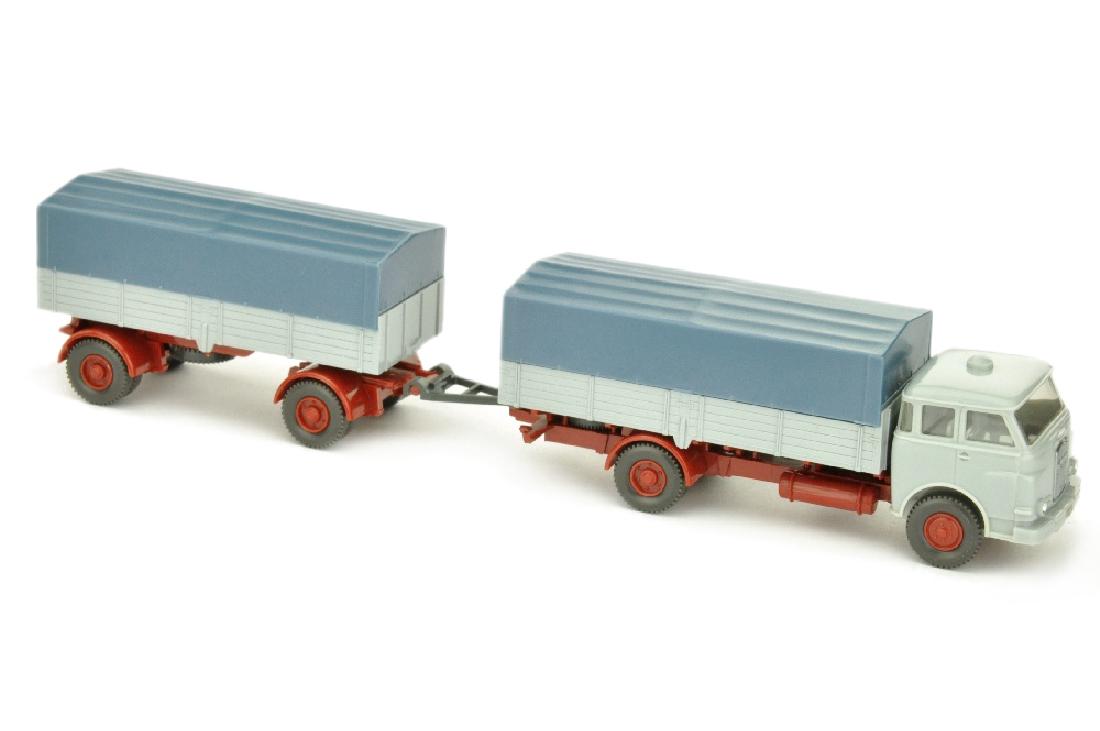 MAN 10.230 mit Anhaenger, silbergrau/weinrot (1 of 3)