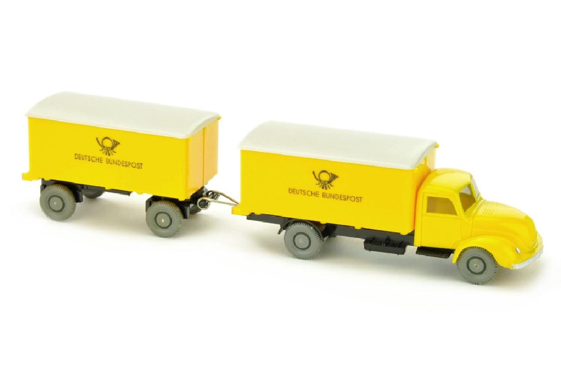 Postzug Magirus Bundespost, gelb/schwarz (1 of 3)