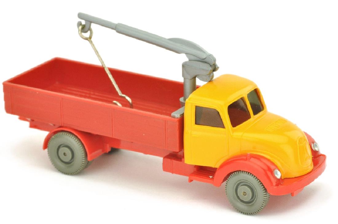 Magirus Sirius Ladekran, chromgelb/rot (1 of 3)