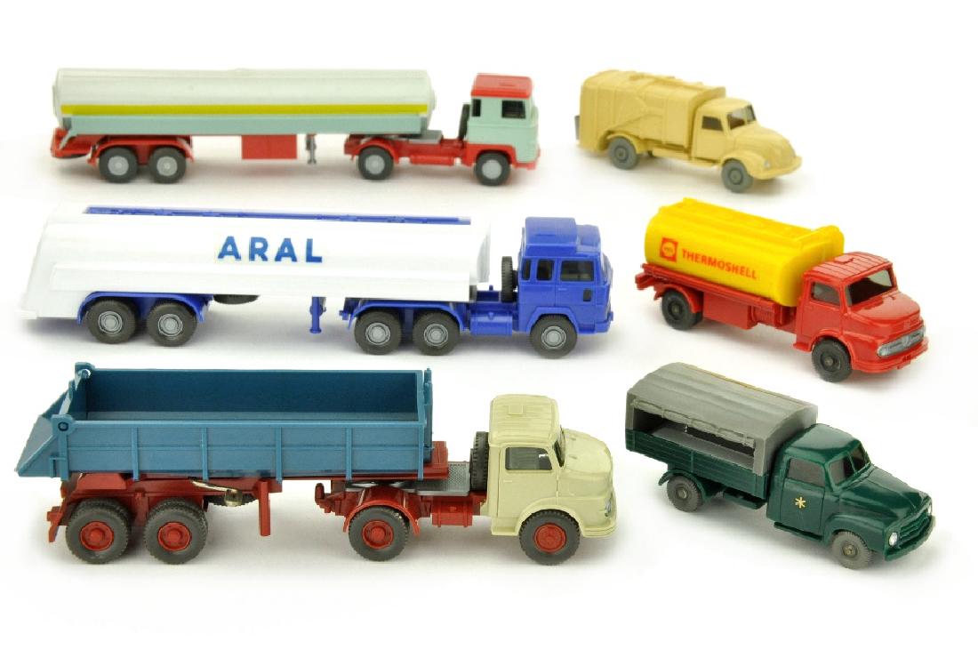 Konvolut 5 LKW der 60er/70er Jahre (1 of 1)